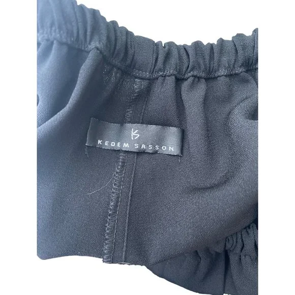 Kedem Sasson women’s One size Onesize 24 in waist black Harem pocket pants